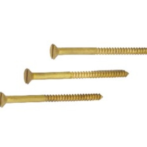 Brass wood screws